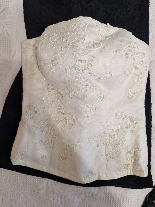 Сватбен корсет цвят  шампанско