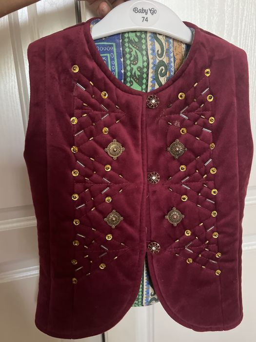 Жилетки мама и дочка