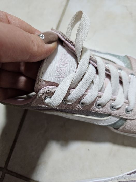 Adidasi Vans fetite roz piele naturală nr.33