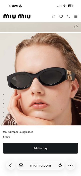 Слънчеви очила Miu Miu