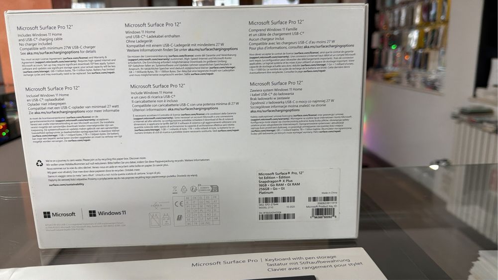 Microsft Surface Pro 12 Pret 4300