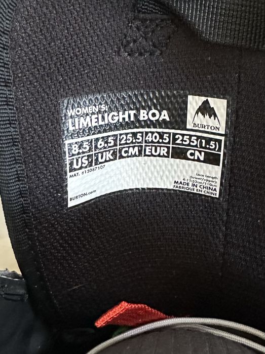 Ботинки для сноуборда - Burton Limelight BOA (40.5)