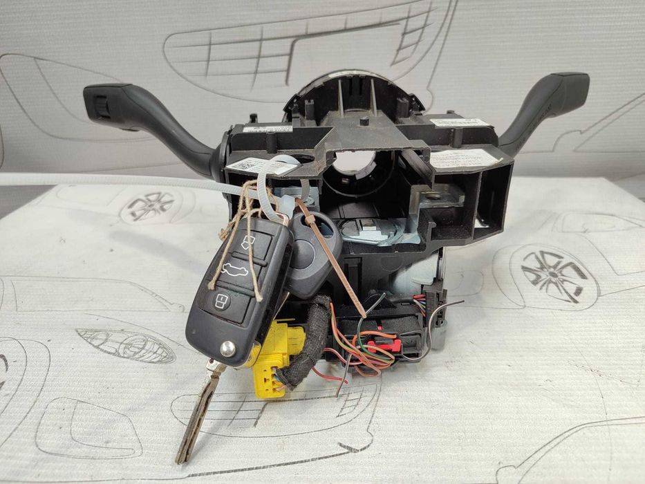 Ansamblu manete comenzi volan + spiră Audi A3 S3 8P 1K0959653D 2011 / [2005-2013] / (5B3)