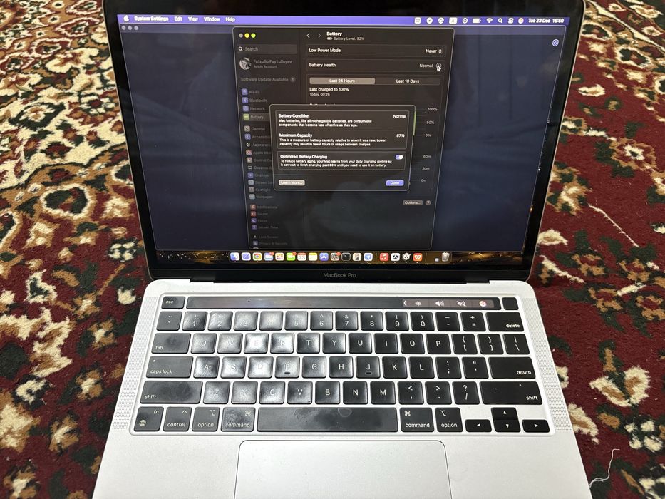 Macbook Pro M1 holati yaxshi