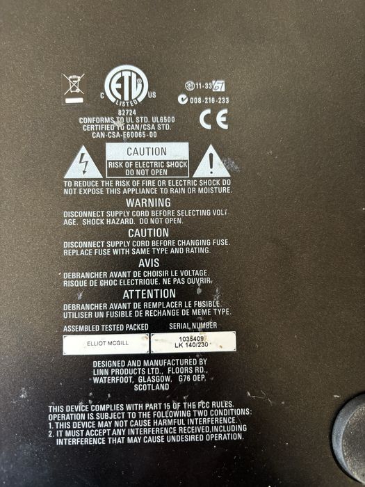 Linn lk140 крайно стъпало