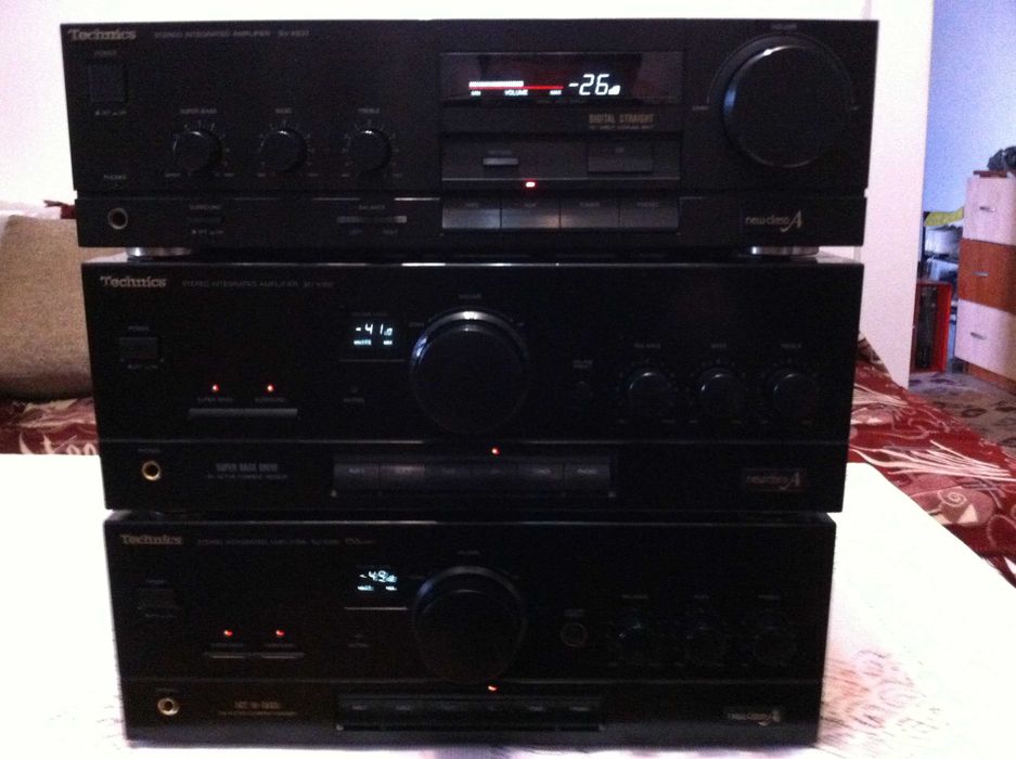 Amplificator Technics SU-X933/Technics SU-X102/SU-X120 Class A statie