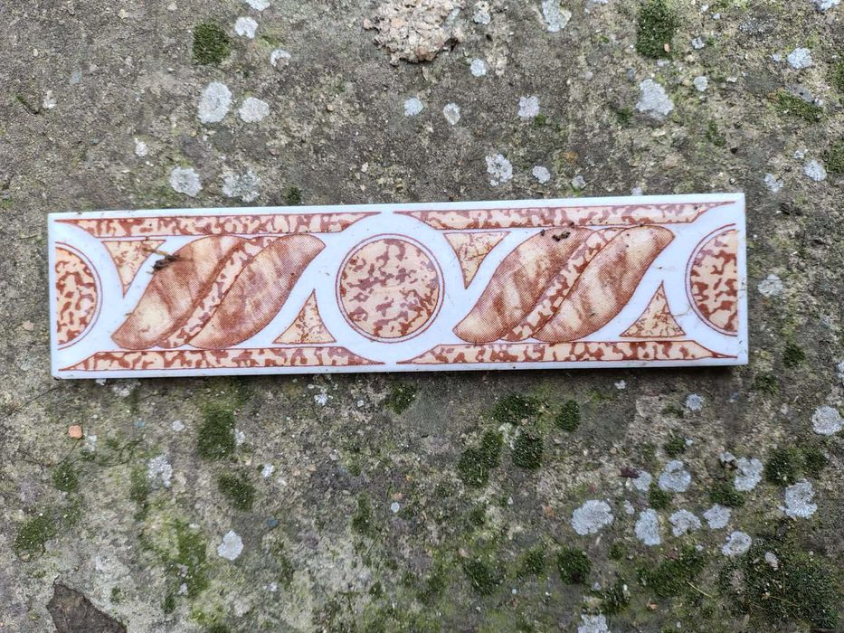 Placa decorativa India Giovanna Beige ceramic border tile, placi deco