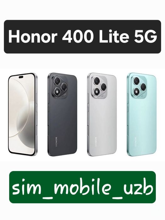 Honor 400 Lite 5G 2026 New Super Skidka+Garantiya+Dastavka