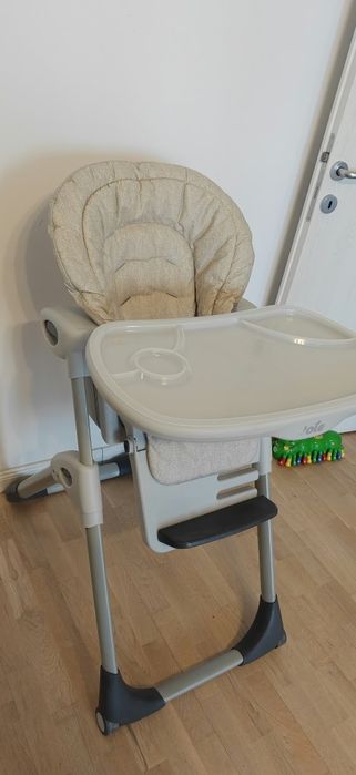 Scaun de masă Joie pentru bebe, reglabil, stare foarte bună