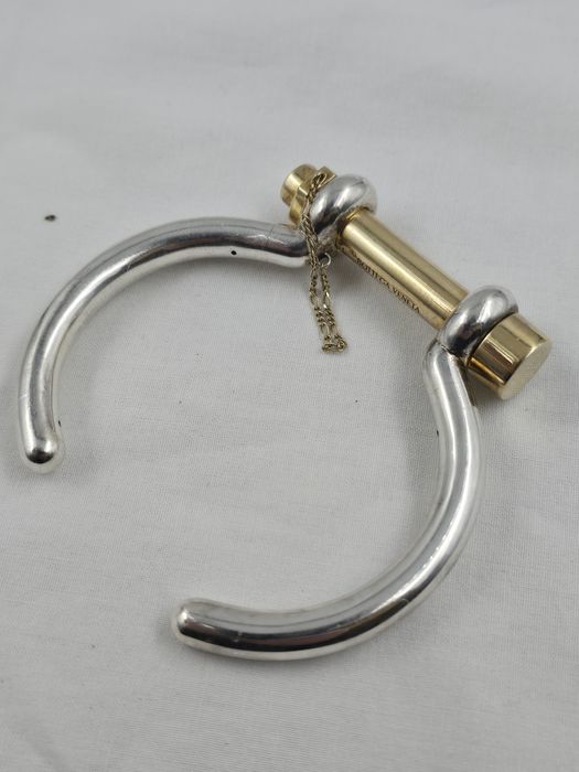 Bratara argint Bottega Veneta