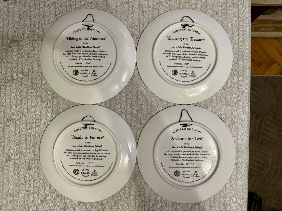 Декоративни порцеланови чинии – лимитирана серия