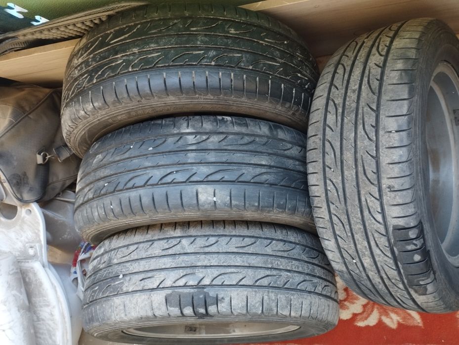 Титанка с покрышкой,215/55R16