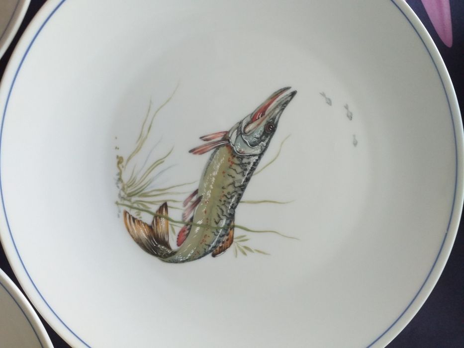 Ретро сервиз с риби