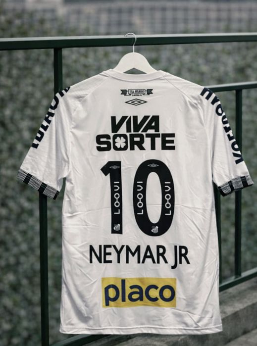 Tricou fotbal Neymar Jr. Santos, model 2024, nou, marimea M