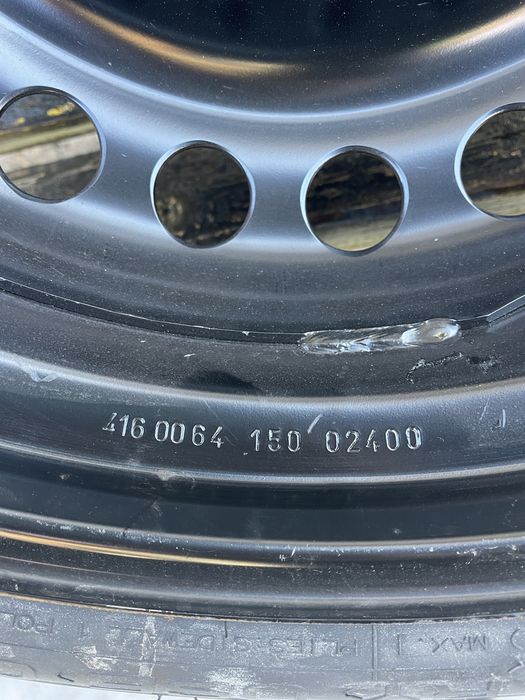 Резевни гуми,патерици: –Форд 125/70/16  -Peugeot,Пежо 3008 -135/80/18