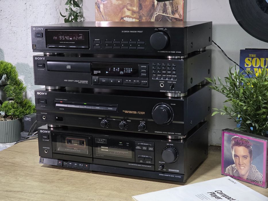 Linie audio SONY ,amplificator, deck,cd-player, tuner,hifi