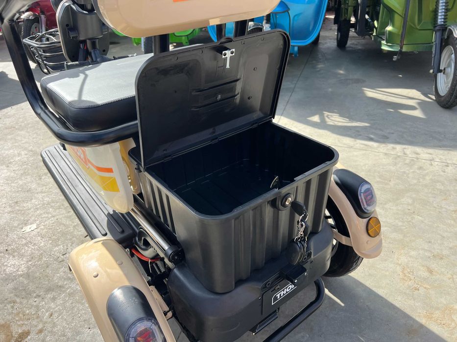 Triciclu electric tuk tuk Thor SXL PRO 1000W cu CIV  nou Agramix