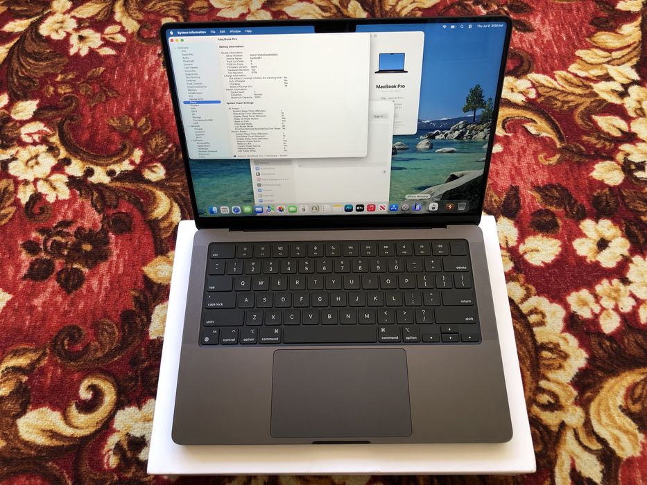 100%/3 цикл 2023 Apple MacBook Pro 14-дюйм M3 Pro Chip LL/A сотилади