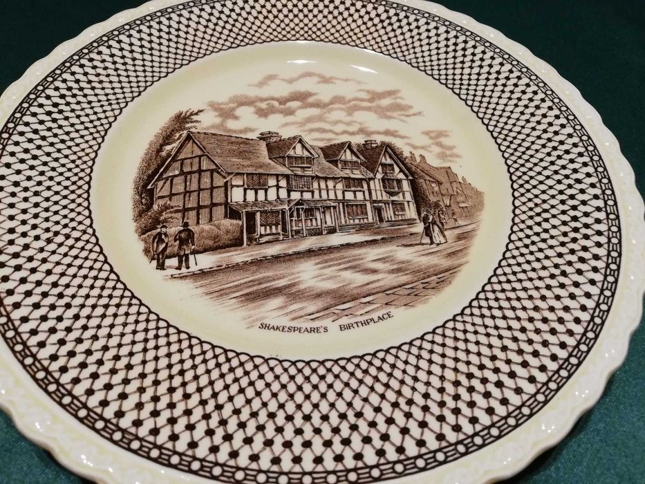 Colectie ! Farfurii de prânz Shakespeare Landde  MYOTT STAFFORDSHIRE