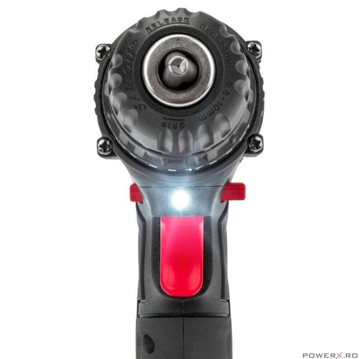 Masina de insurubat cu acumulator si incarcator, 2 x baterii Li-Ion, 2