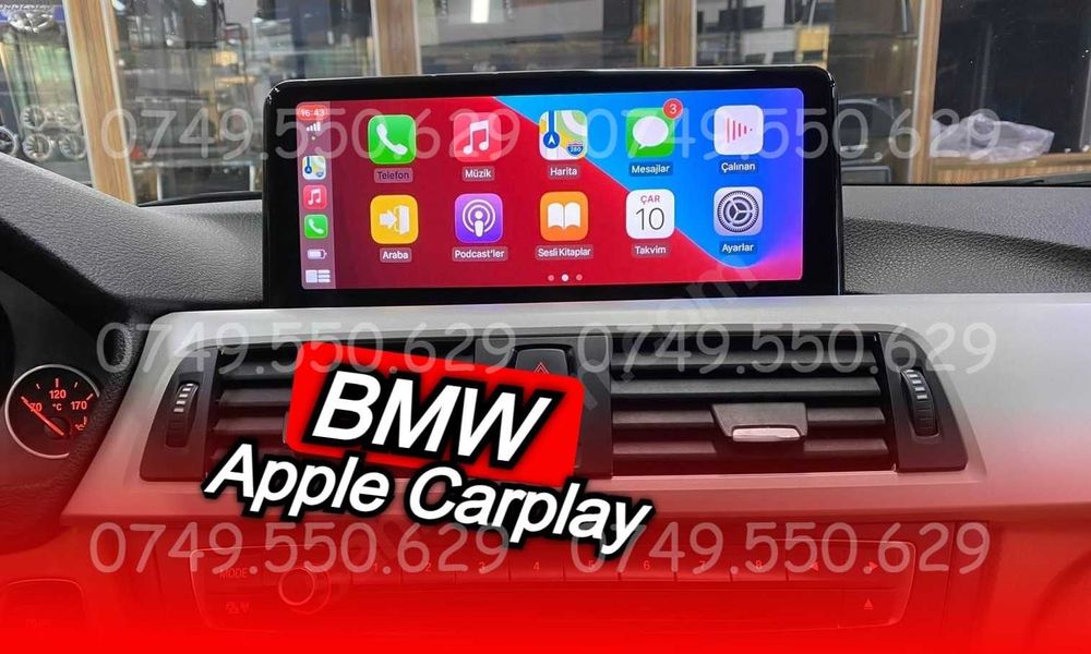 BMW Apple CarPlay pentru modelele din seria F, G si I (G30, G11, F15)