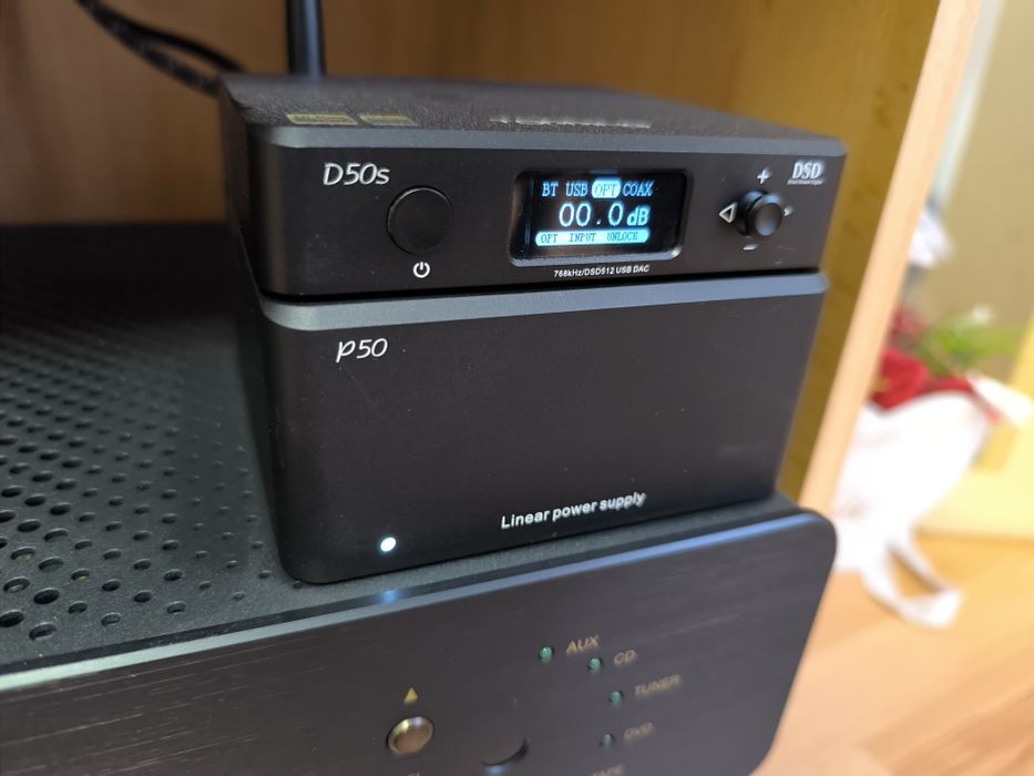 Vând Dac Topping D50s + sursa liniară Topping P50