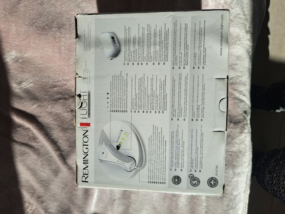 Фотоепилатор IPL Remington IPL6780 i-Light, За тяло и лице - използван