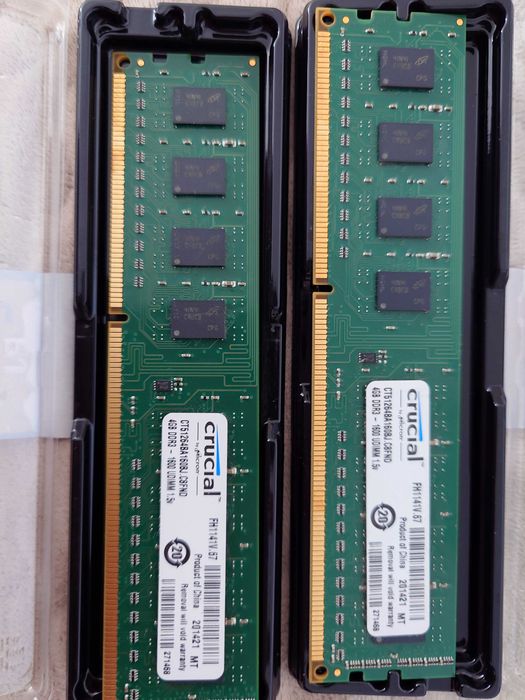 Memorie 8gb 4gb x 2 ddr 3 dual channel