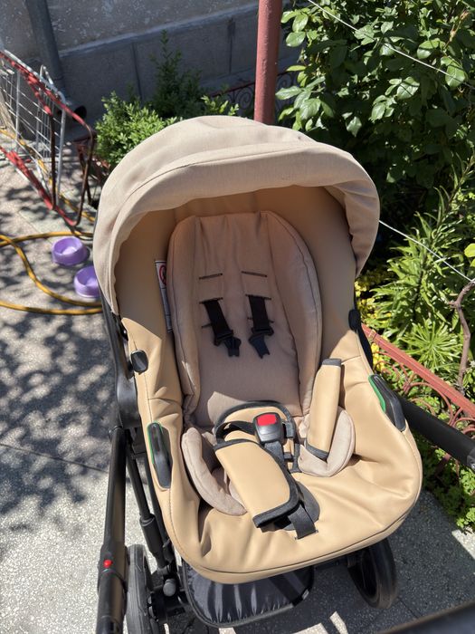 Cărucior 3 în 1 Krausman Joyz Beige