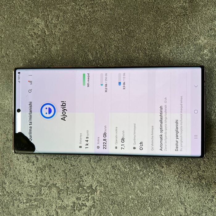 Samsung Galaxy Note 20 5G Ultra srochni karobkalik