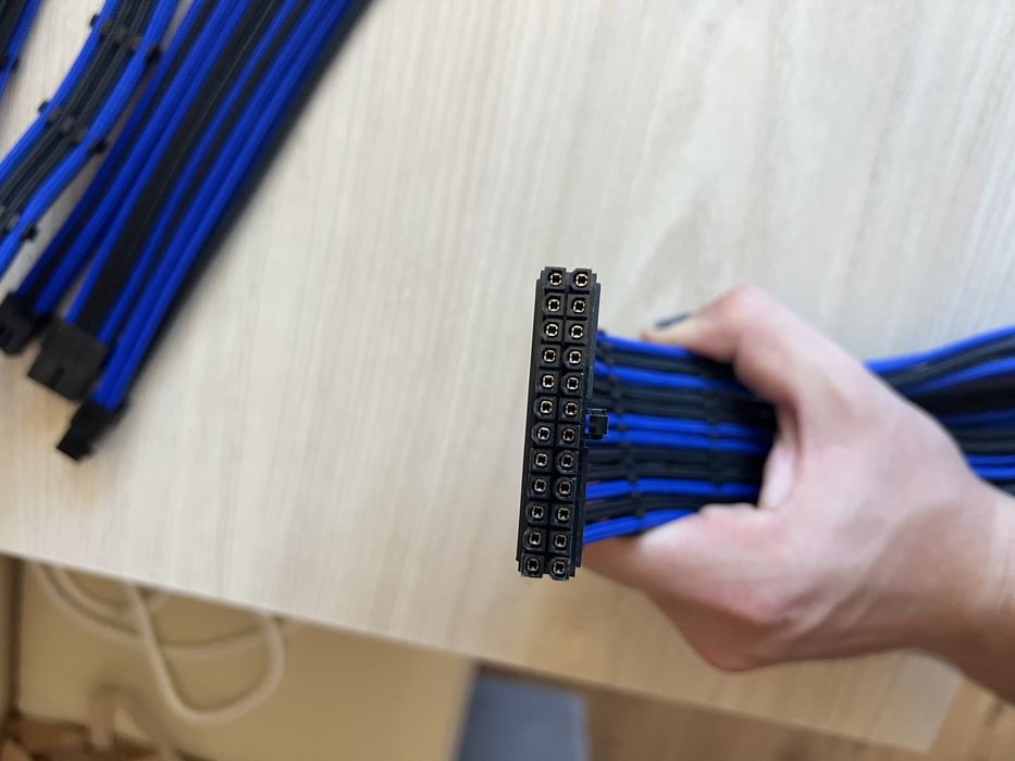 Thermaltake TTMOD Sleeve Cable Extension комплект черно/синьо