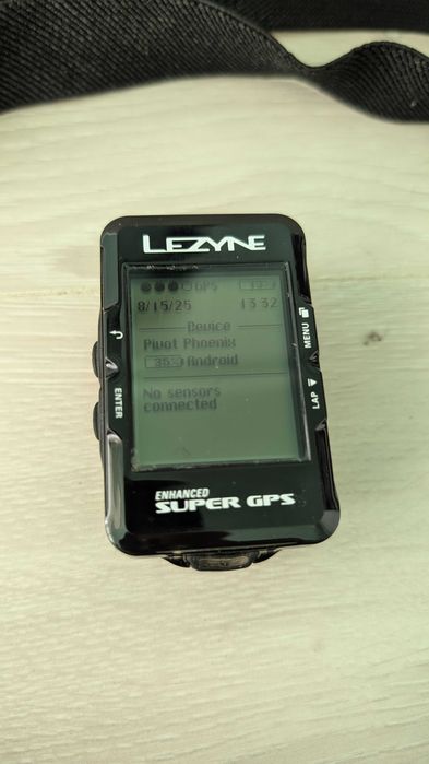 Lezyne Enhanced Super GPS + Garmin HRM1-  STRAVA