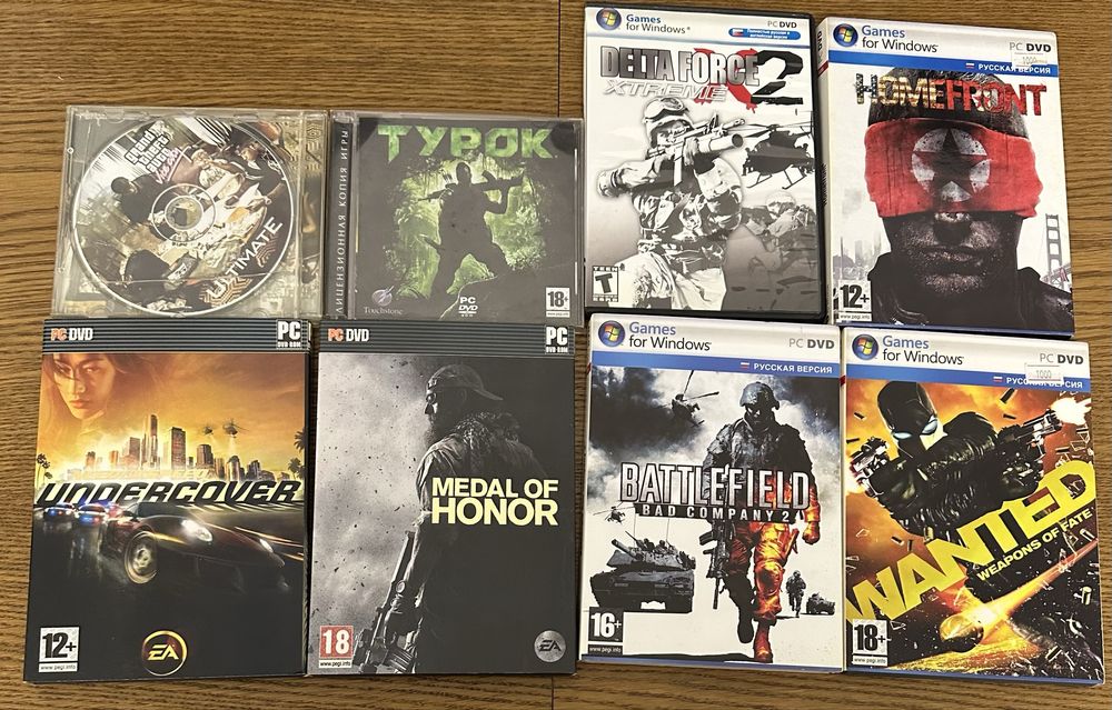 Игры на дисках для ПК