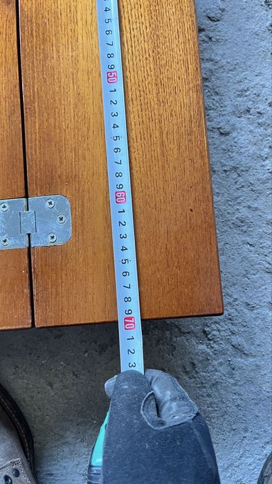 Masa pliabila barca velier – solida – cu accesorii montaj