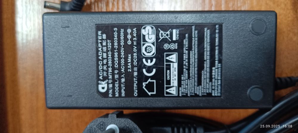 Блок питания 28 вольт 3,4 ампера