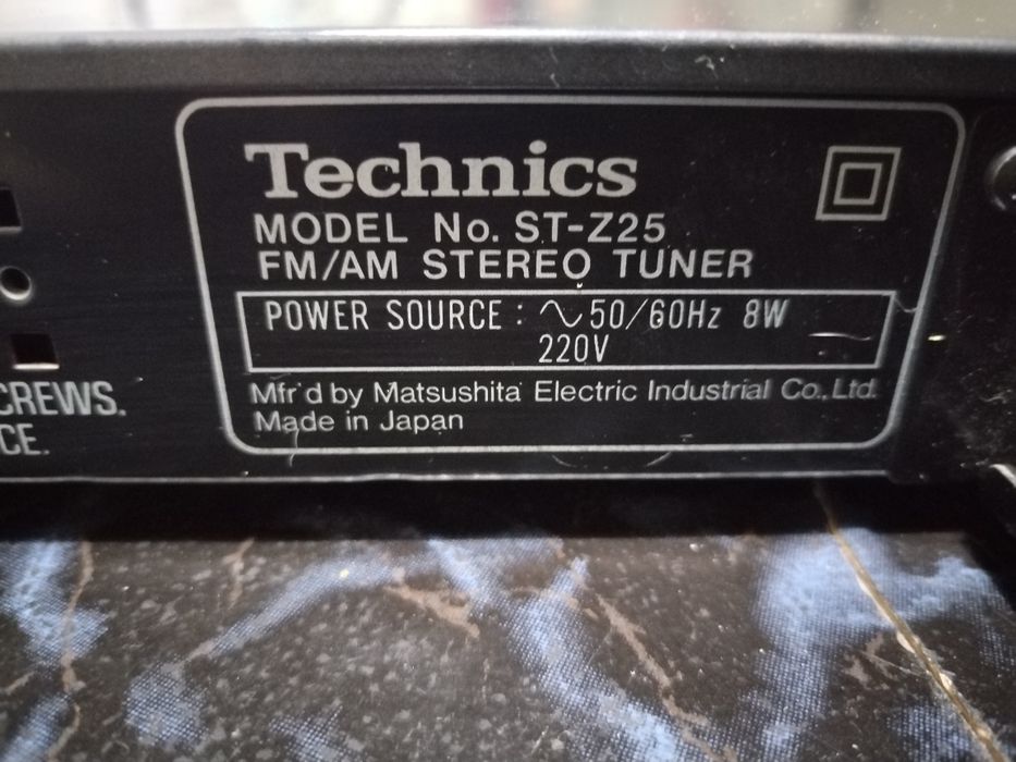 Tuner FM - AM japonez Technics