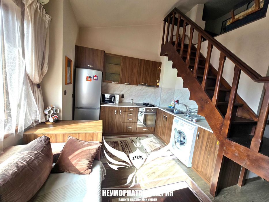 Под наем двустаен апартамент - двуетажен с площ от 63кв.м. на 4 етаж в гр.Асеновград кв.Стадиона