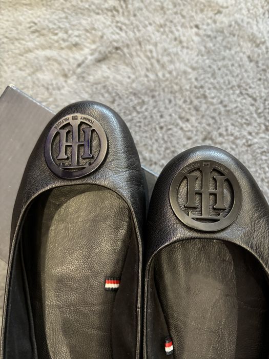 Кожени пантофки Tommy Hilfiger - Като НОВО