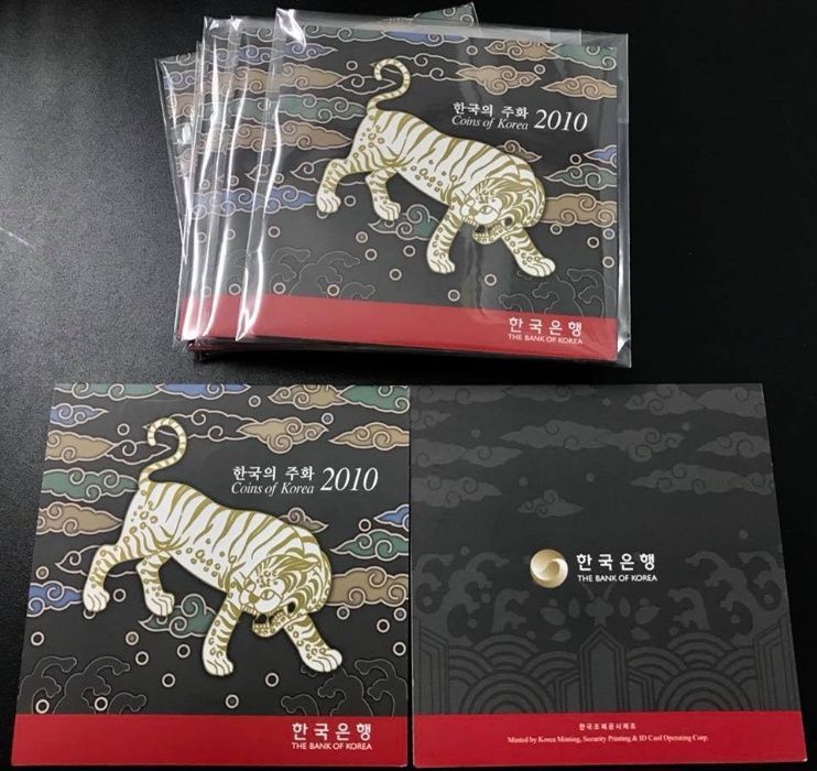Коллекционные монеты из Южной Кореи 2010