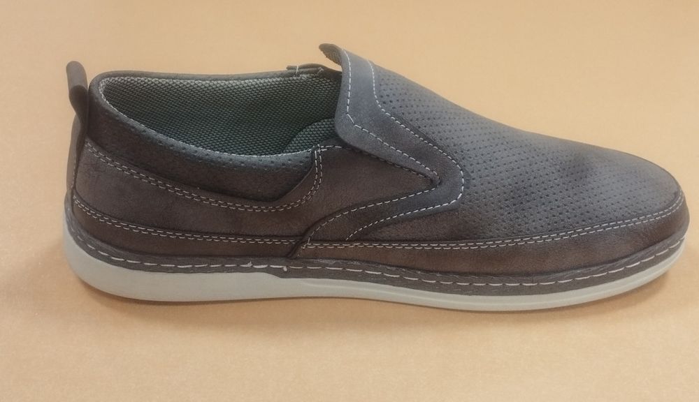 Мъжки мокасини 1286 без връзки черни и кафяви