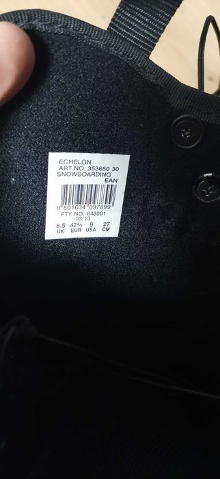 Boots Salomon Echelon snowboard
