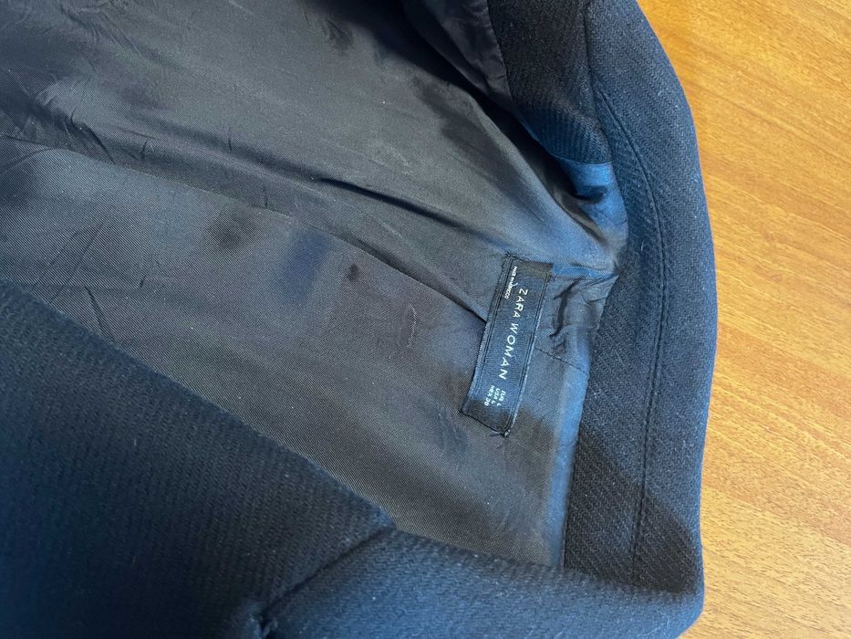 Palton Zara Woman din lână – 75% lână