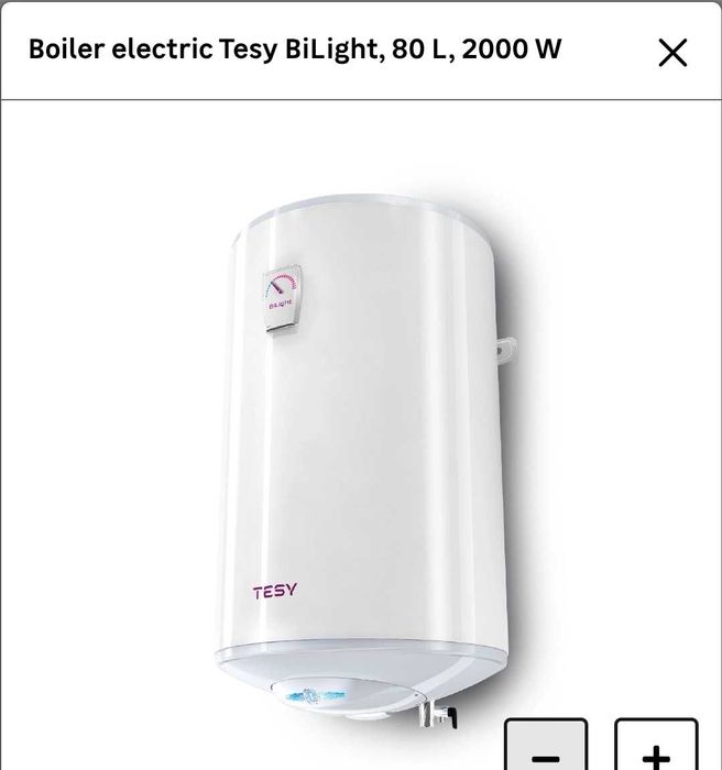 Boiler electric Tesy biLight 80 litri