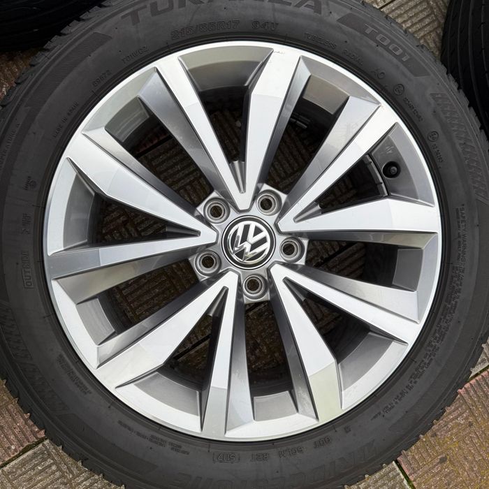 Jante Bicolore Vw T-roc Passat B7 B8 Caddy Golf Sharan 5x112 17"