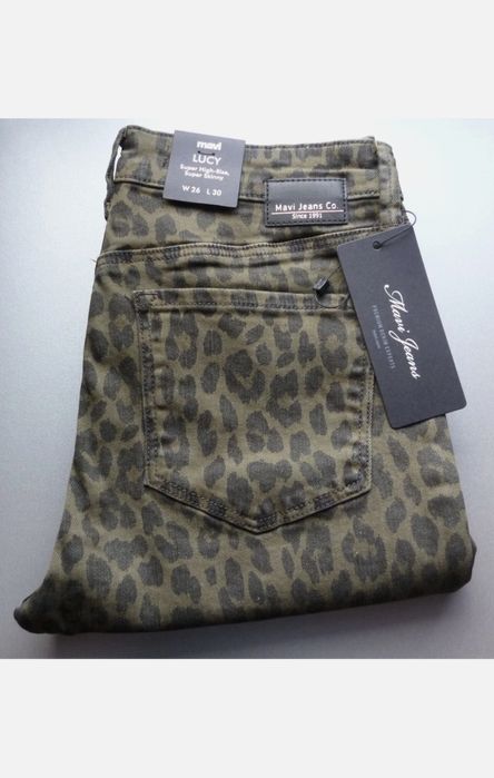 Mavi Lucy Jeans Green Leopard