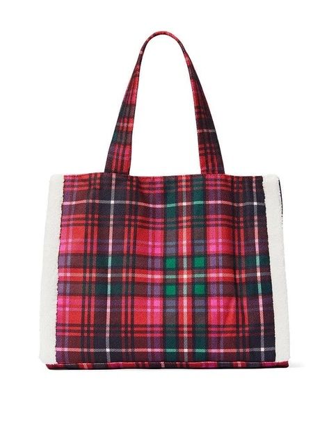 Чанта  Victoria’s Secret Plaid Tote