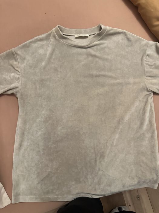 Trening catifea Ioana grama cream set walk in love