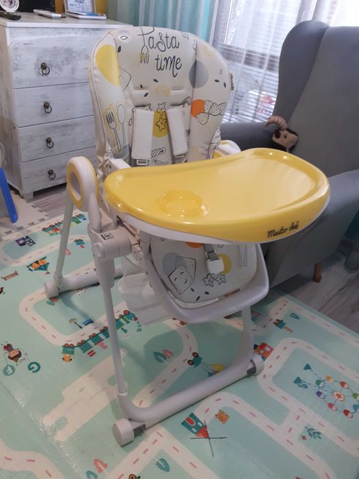 Столче за хранене Chipolino Master Chef,жълто