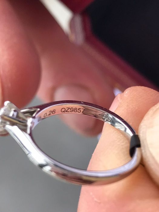 Кольцо платина Cartier