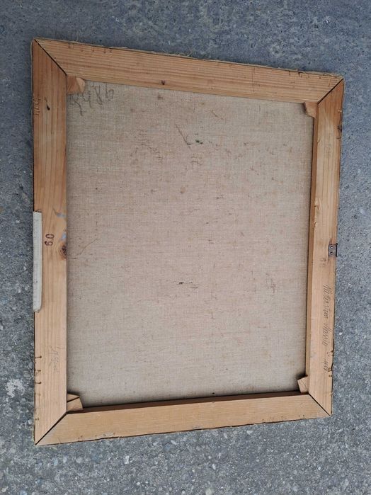 tablou pictura pe panza 50/60 cm semnat datat 1938